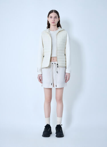 Moncler Grenoble Hooded Puffer Jacket White mog0264009