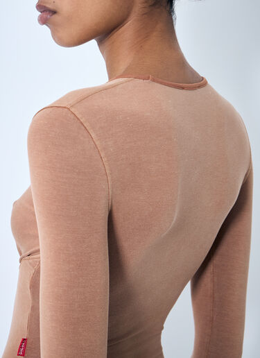 Diesel T-Finne-Q2 Bodysuit Beige dsl0259016
