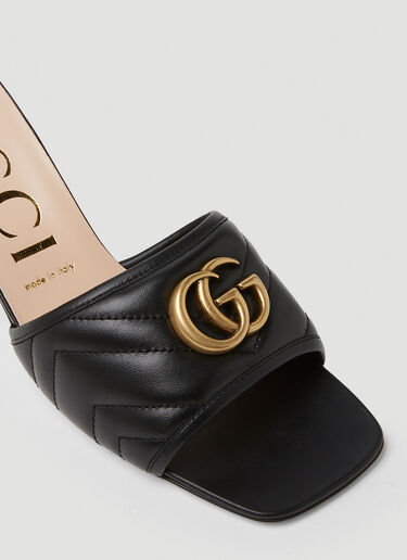 Gucci Charlotte Heeled Sandals Black guc0250116