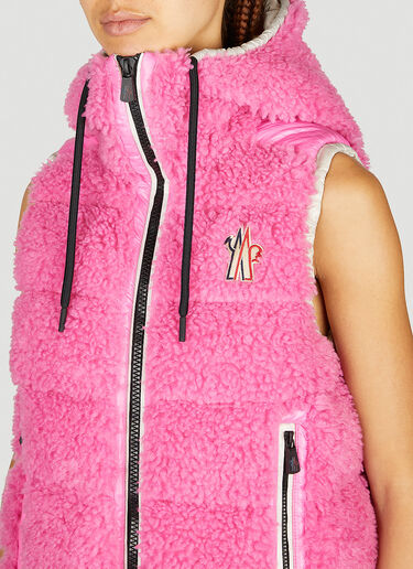 Teddy Down Gilet Moncler Grenoble Teddy Down Gilet Pink mog0253021