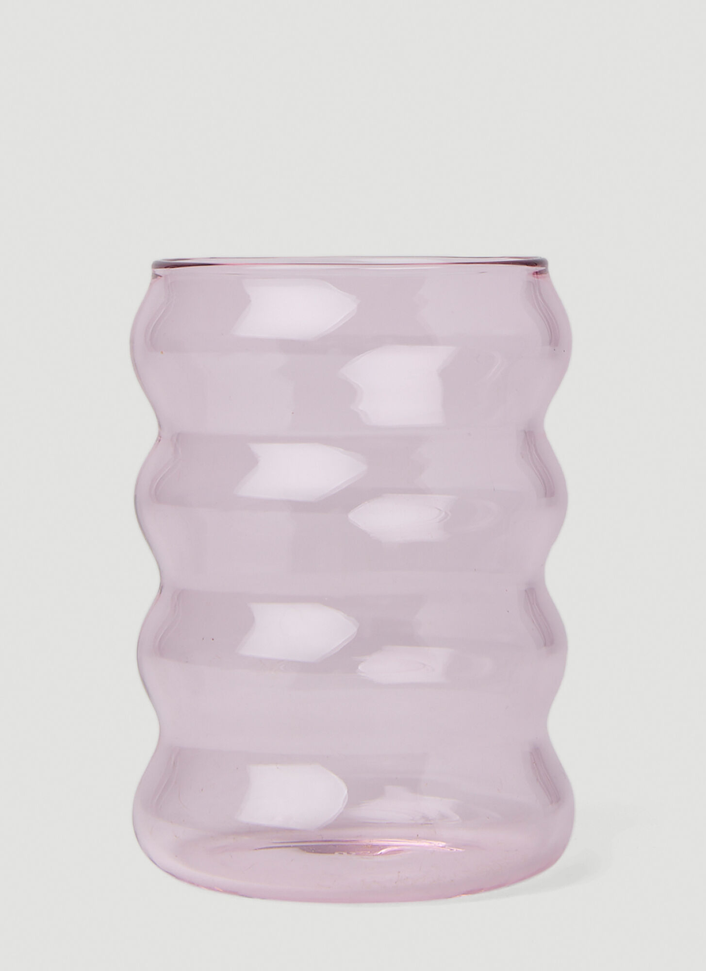 Sophie Lou Jacobsen Ripple Glass Unisex Pink
