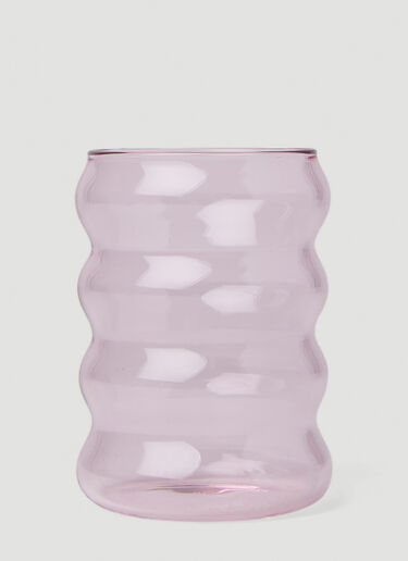 Sophie Lou Jacobsen 波纹玻璃杯 粉色 spl0351001