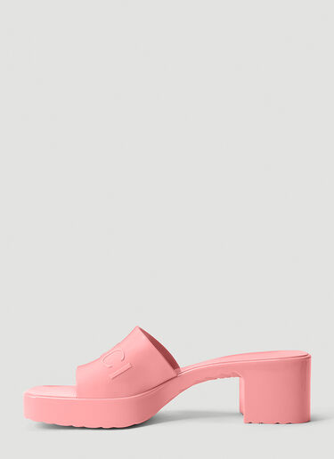 Gucci Rubber Mules Pink guc0241082