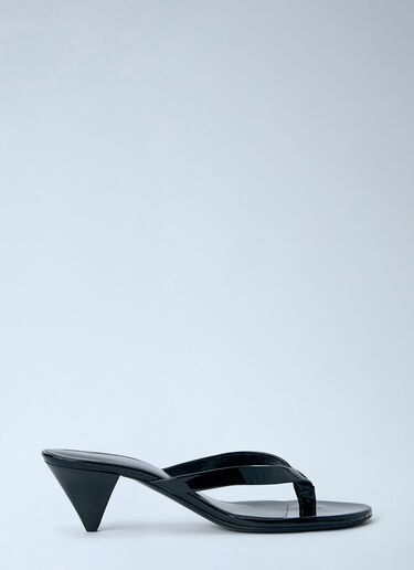 LN-CC® - JUDE: Rooty Leather Thong Sandals - Black JUDE Rooty Leather Thong Sandals Black jud0265008