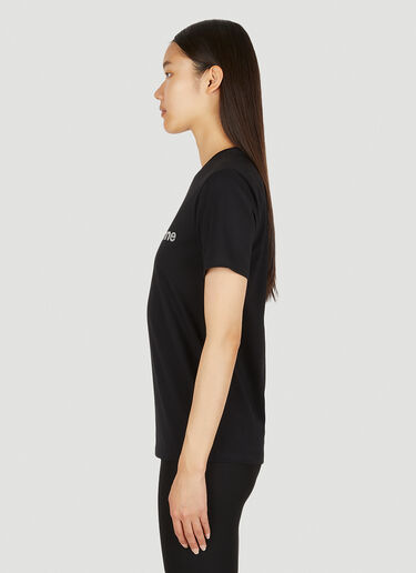 Logo Print T-Shirt Rabanne Logo Print T-Shirt Black pac0250046