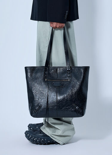 LN-CC® - Balenciaga: Cabas Le City Tote Bag - Black Balenciaga Cabas Le City Tote Bag Black bal0165017
