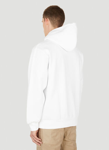 Carhartt WIP 徽标印花连帽运动衫 白 wip0150050