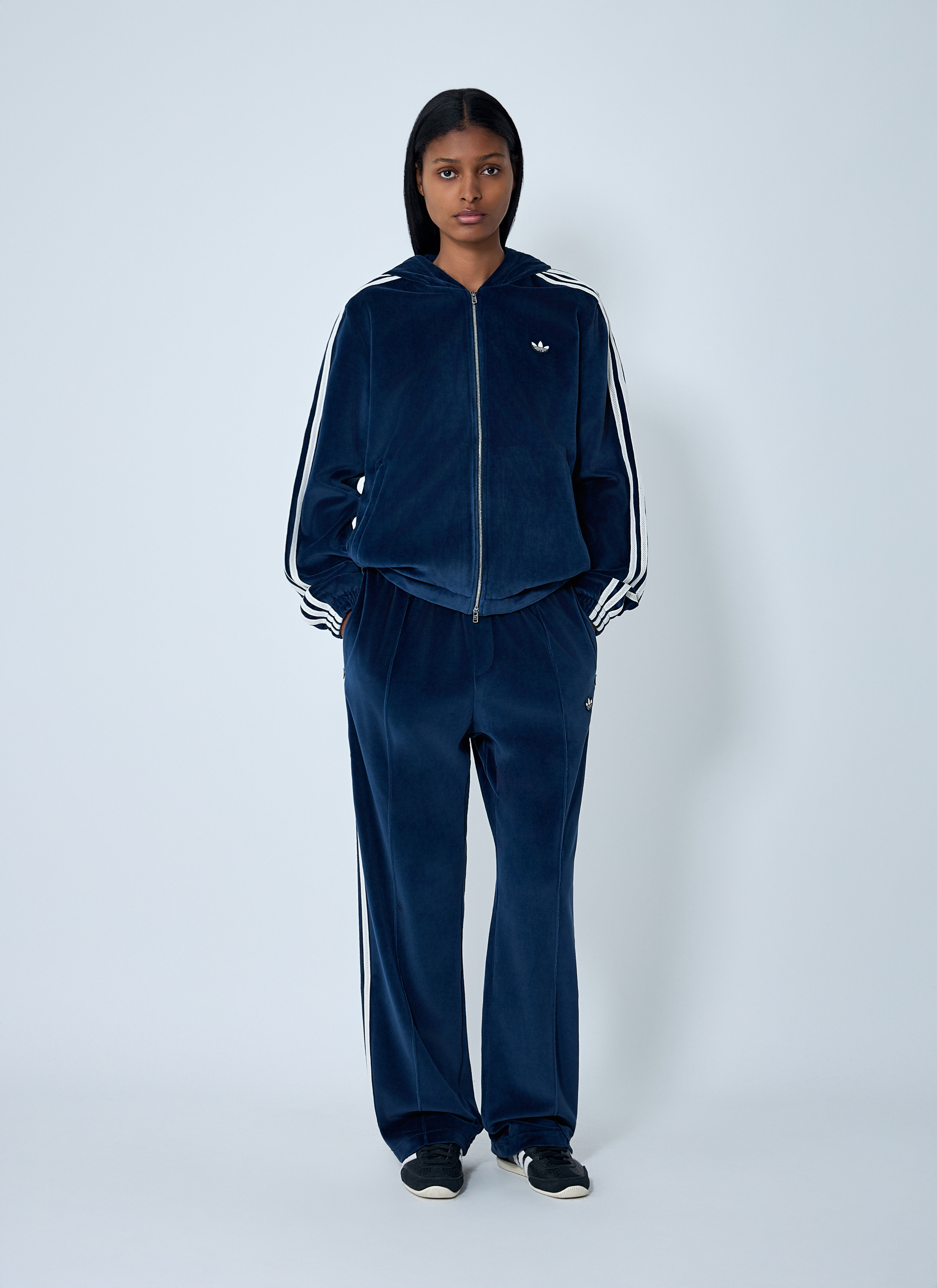 adidas by Wales Bonner Women's' Three Stripes Track Jacket in Navy