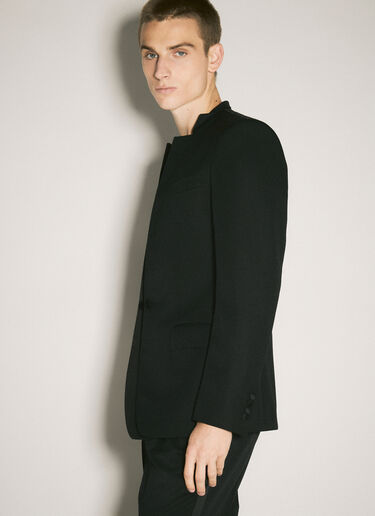 Dolce & Gabbana Single-Breasted Wool Jacket Black dol0158007