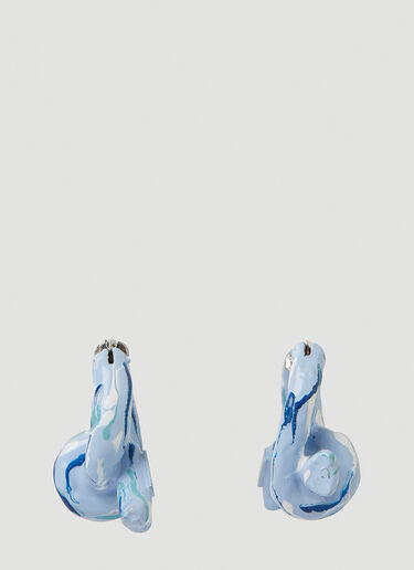 Acne Studios Curved Earrings  Blue acn0246064
