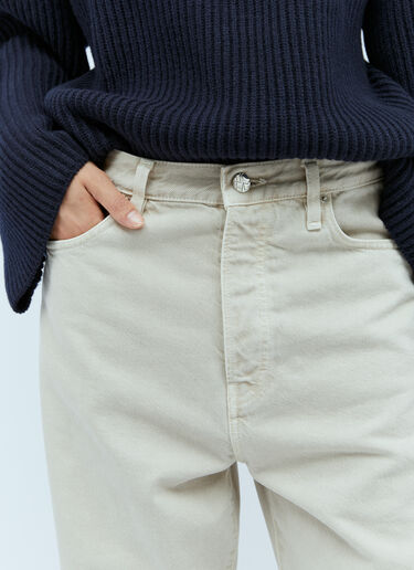 TOTEME Twisted Seam Jeans Beige tot0254009
