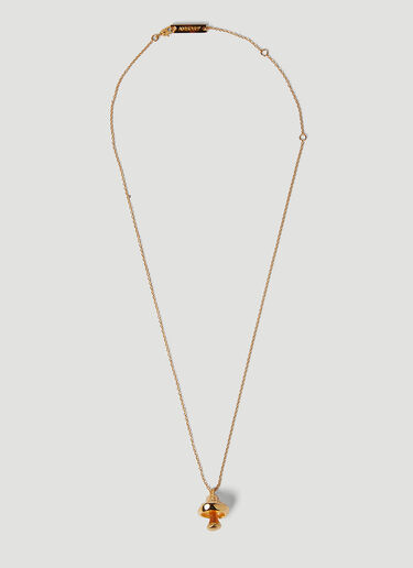 Ambush 蘑菇挂饰项链 金色 amb0149028