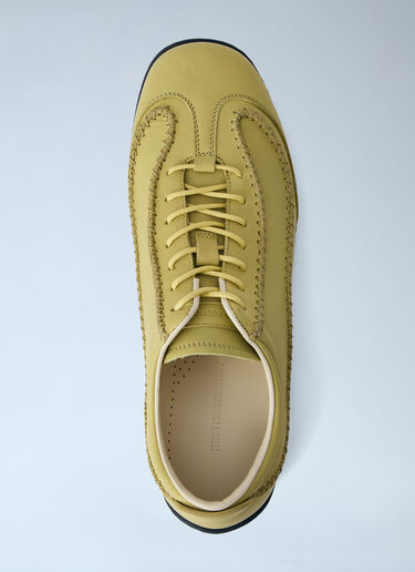 Kiko Kostadinov Sargo Leather Sneakers Yellow kko0164015