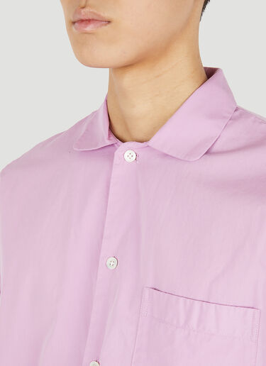 Tekla Classic Pyjama Shirt Pink tek0351018