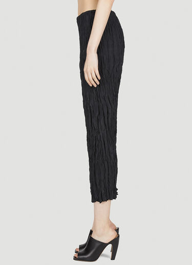 TOTEME Crinkled Skirt Black tot0253017