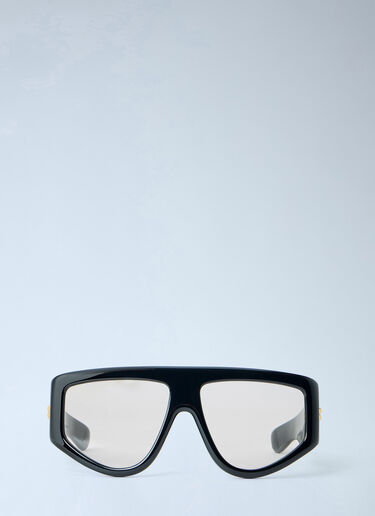 LN-CC® - Bottega Veneta: Classic Geometric Frame Sunglasses - Black Bottega Veneta Classic Geometric Frame Sunglasses Black bov0265011