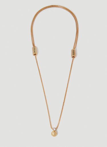 Versace Medusa Pendant Necklace Gold ver0152045