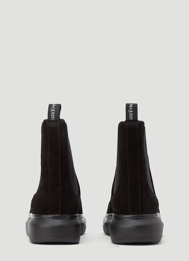 Alexander McQueen Suede Chelsea Boots Black amq0143047