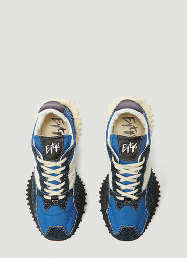 Eytys Fugu Contrast-Panel Sneakers Blue eyt0142019
