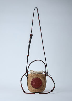 Chloé Mini Horse Medal Basket Bag Brown chl0260032