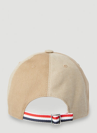 Thom Browne Panelled Baseball Cap Khaki thb0152021