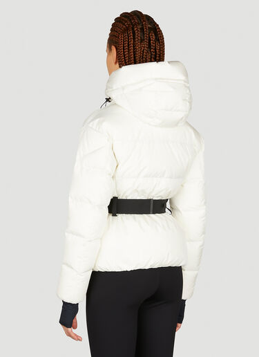 Moncler Grenoble Bouquetin Belted Padded Jacket White mog0253005