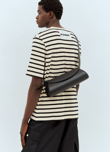 Jil Sander 大号 Cannolo 单肩包 黑色 jil0158007