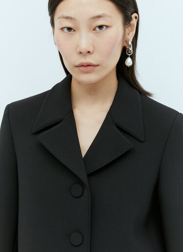 Neoprene Cropped Blazer Gucci Neoprene Cropped Blazer Black guc0254005