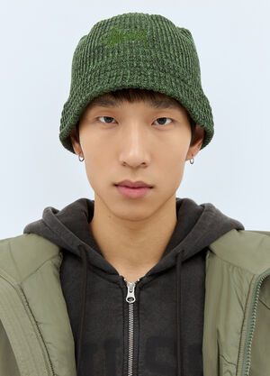 Burberry Marl Knit Bucket Hat Black bur0155112