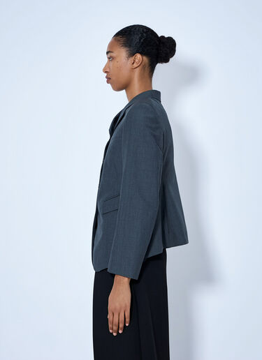 LN-CC® - Jil Sander: Single-Breasted Tailored Blazer - Grey Jil Sander Single-Breasted Tailored Blazer Grey jil0266017