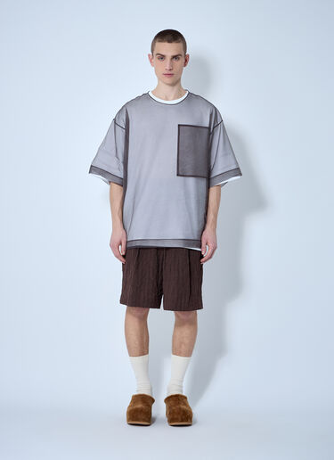 Dries Van Noten Crinkle Shorts Brown dvn0160017