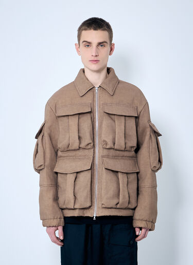 Dries Van Noten Padded Vow Bis Jacket Brown dvn0160016