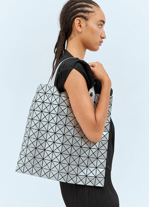 Bao Bao Issey Miyake Lucent Matte Tote Bag Silver bao0258001