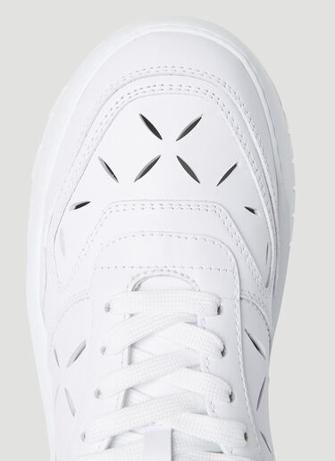 Versace Perforated Sneakers White ver0152022