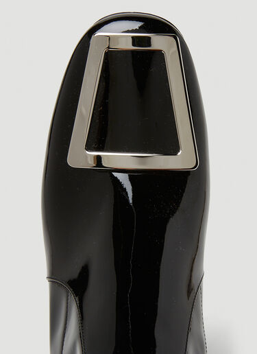 Saint Laurent Maxine Patent Ankle Boots Black sla0248019