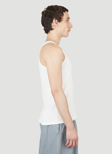 Maison Margiela Chest Patch Tank Top White mla0151016