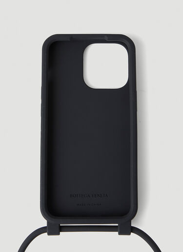 Bottega Veneta Intreccio iPhone 13 Phone Case Black bov0148150