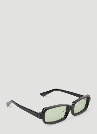 UNDERCOVER Narrow Rectangular Sunglasses Black und0148013