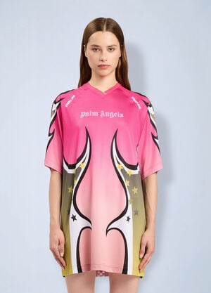 Palm Angels Racing T-Shirt Dress Multicolour pma0264238