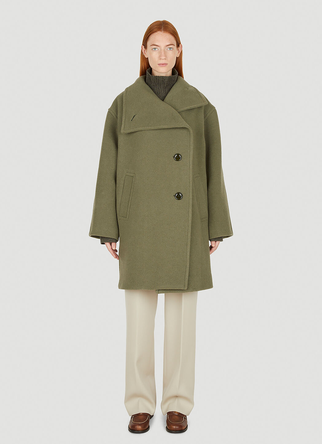 Acne studios shop green coat