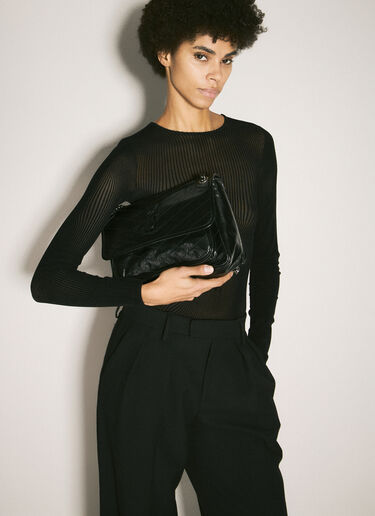 Saint Laurent Niki Medium Shoulder Bag Black sla0241061