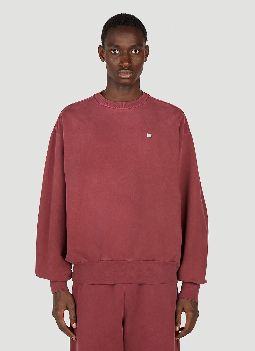Acne studios red sweatshirt online