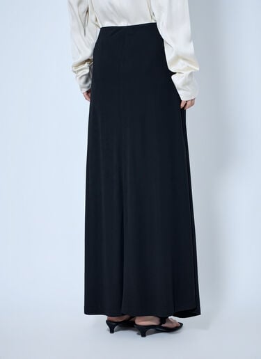 Toteme Flared Jersey Skirt Black tot0265080