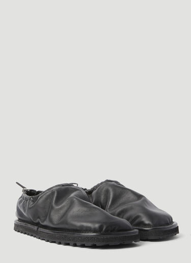 Dries Van Noten Drawstring Slipper Shoes Black dvn0156033