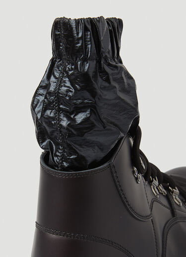 Dolce & Gabbana Lace Up Ankle Boots Black dol0146009
