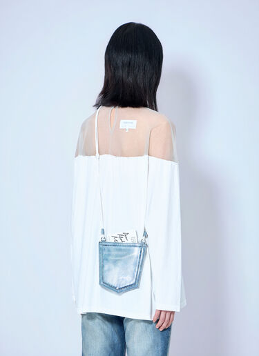 MM6 Maison Margiela 牛仔布口袋包 蓝色 mmm0264059
