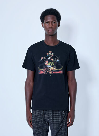 LN-CC® - Vivienne Westwood: Still Life Orb Classic T-Shirt - Black Vivienne Westwood Still Life Orb Classic T-Shirt Black vvw0166008
