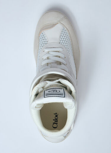 Chloé Kick High-Top Sneakers White chl0259022