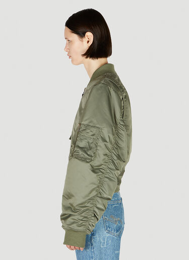 Martine Rose Relaxed Bomber Jacket Khaki mtr0252006