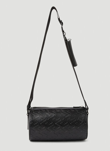 Versace Greca Pattern Crossbody Bag Black ver0151034